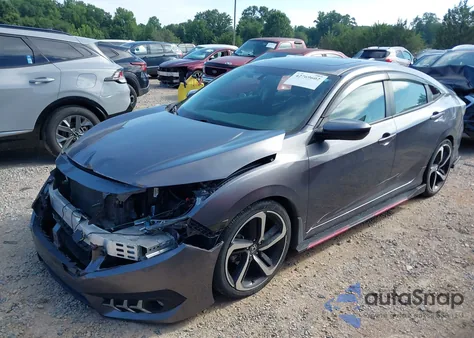 2016 Honda Civic Ex-L z USA, uszkodzony, nr VIN 19XFC1F79GE038310
